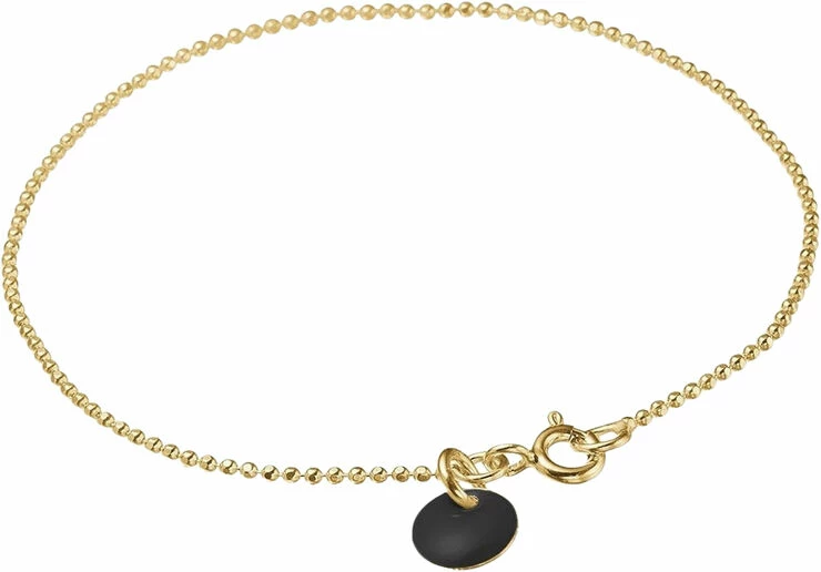 Flash udsalg ๐ ENAMEL Copenhagen Bracelet, Ball Chain Black ๐