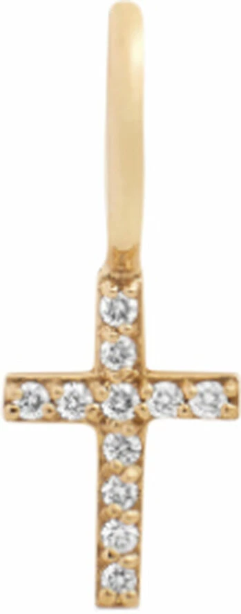 Helt ny ๐ Ro Copenhagen Rock Diamant Kors Vedhæng YG ๐