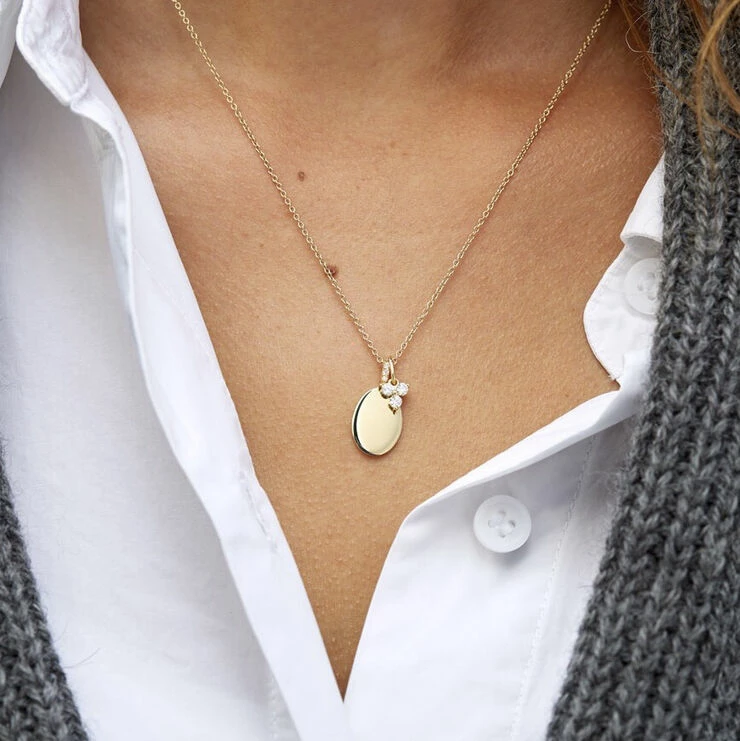 Bedste salg 😍 Ro Copenhagen Fryd Diamant Vedhæng YG 😀 - Image 3