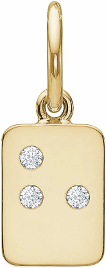 Flash udsalg 🎉 Ro Copenhagen My Secret H Vedhæng YG 🛒