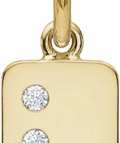 Flash udsalg 👏 Ro Copenhagen My Secret V Vedhæng YG 🔔