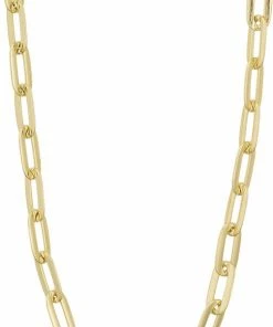 Billig 🌟 Pilgrim KINDNESS Recycled Cable Chain Necklace Gold-plated ⭐