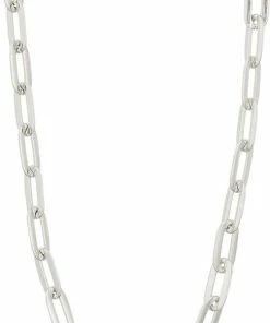 Flash udsalg ⌛ Pilgrim KINDNESS Recycled Cable Chain Necklace Silver-plated 😀