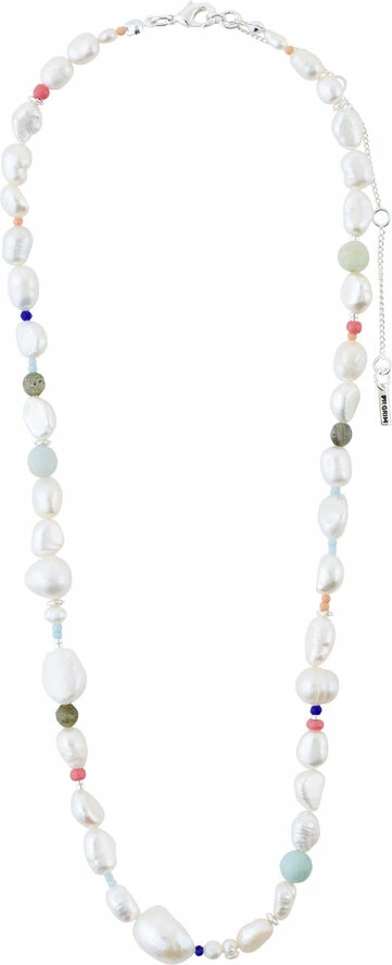 Tilbud 😉 Pilgrim ENERGETIC Ferskvandsperle Halskæde Sølvbelagt 🛒 - Image 2