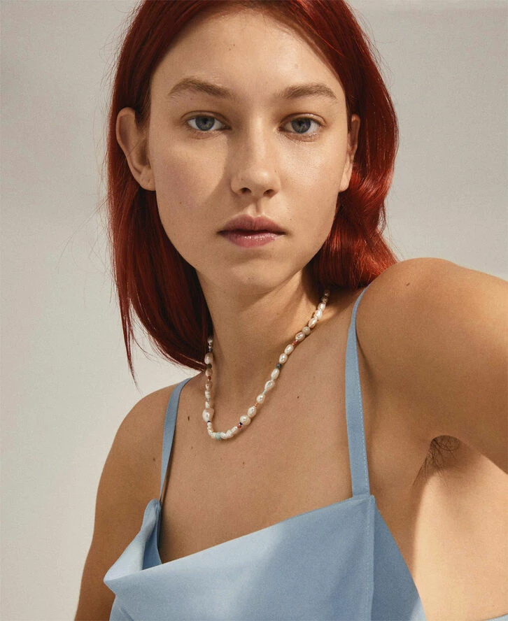 Tilbud 😉 Pilgrim ENERGETIC Ferskvandsperle Halskæde Sølvbelagt 🛒 - Image 4