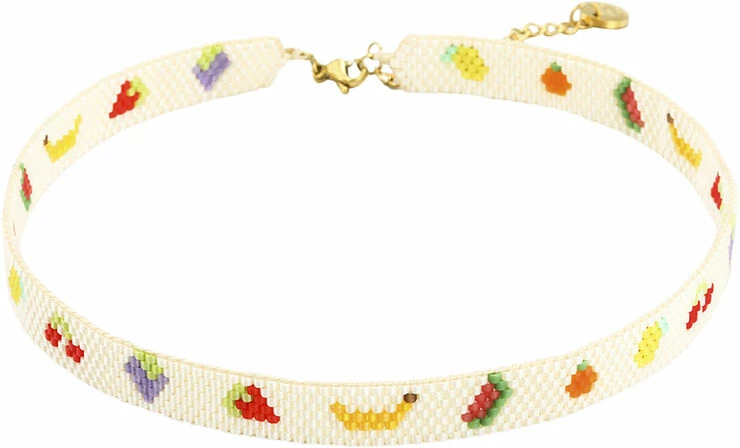 Bedste handel 😍 Sui Ava Fresh Fruit Necklace Fruit Mix ✔️