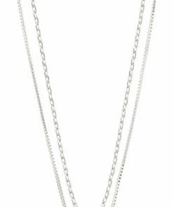 Bedste handel 😍 Pilgrim HOPE Recycled Pendant Necklace 2-in-1 Silver-plated ⌛