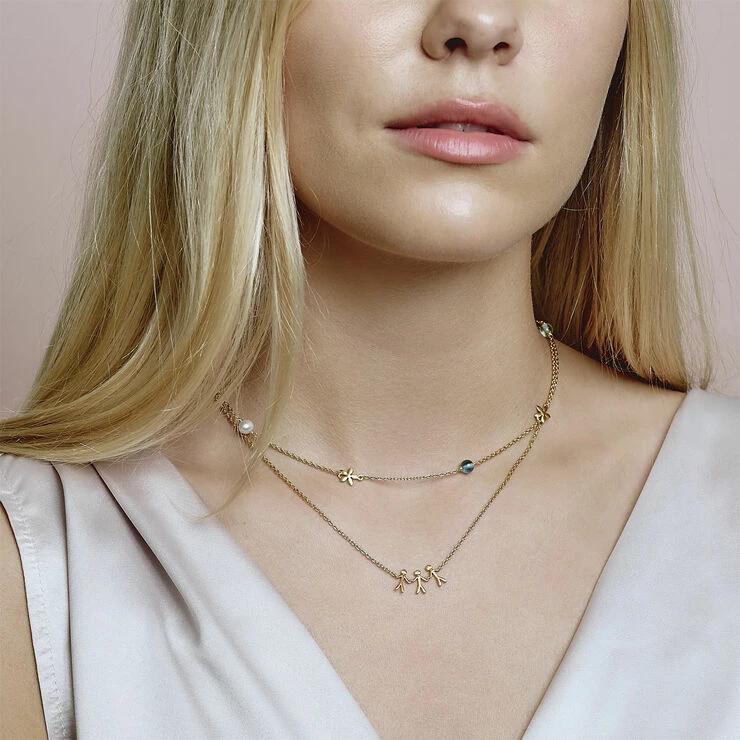 Bedste salg ❤️ BYBIEHL Together Family 3 Necklace - GP ✔️ - Image 2