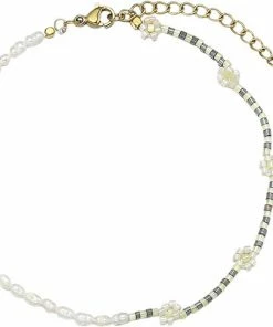 Helt ny 😀 Sui Ava Daisy Freshwater Anklet Olive ⭐