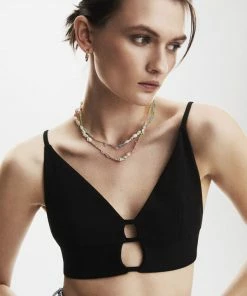 Bedste anmeldelser af 🎁 Mango NECKLACE GOA Gold ⭐