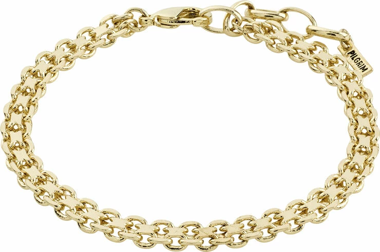 Bedste salg 🥰 Pilgrim PEACE Chain Bracelet Gold-plated 🤩