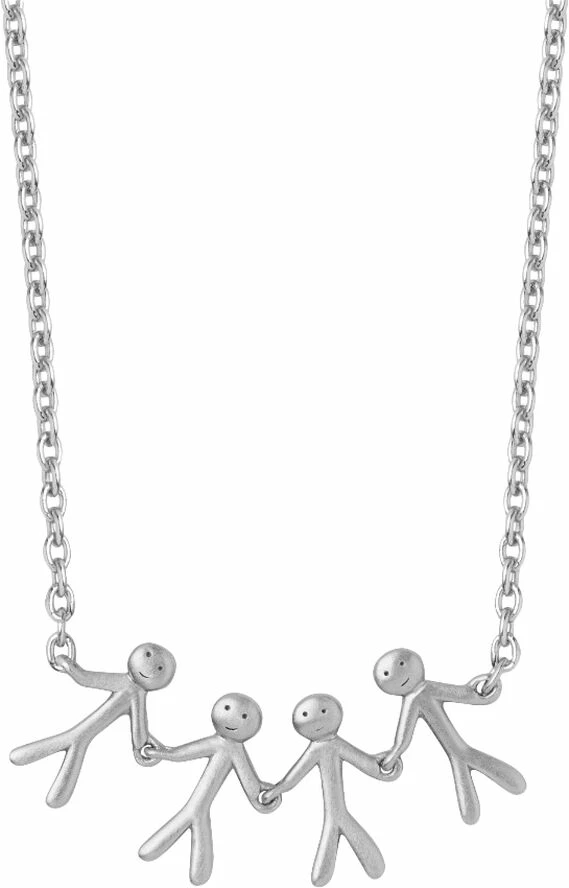 Flash udsalg ๐ BYBIEHL Together Family 4 Necklace - Silver ๐