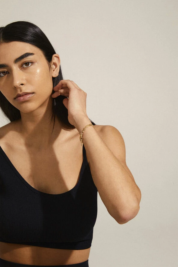 Bedste salg 🥰 Pilgrim PEACE Chain Bracelet Gold-plated 🤩 - Image 3