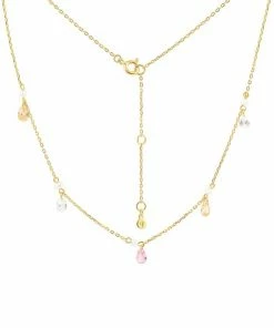 Bedste handel 💯 Hultquist Raindrop Halskæde Guld ⭐