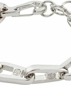 Promo 🔔 Pilgrim LOVE Chain Bracelet Silver-plated 👍