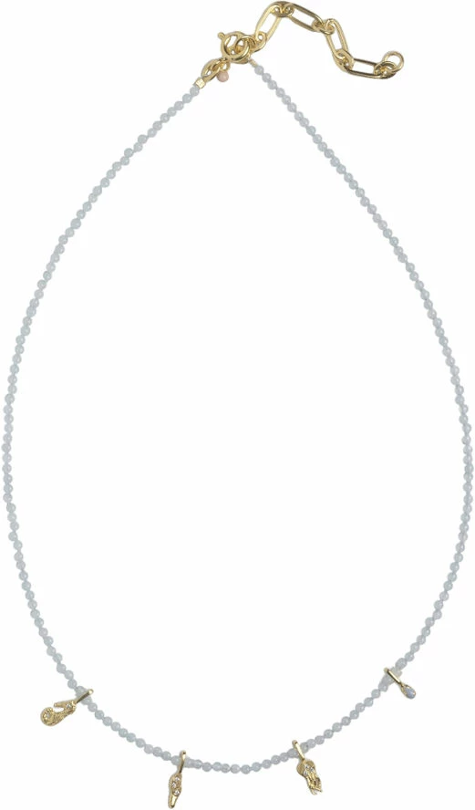 Bedste Pirce ❤️ ENAMEL Copenhagen Necklace, Bahama Aquamarine 😀