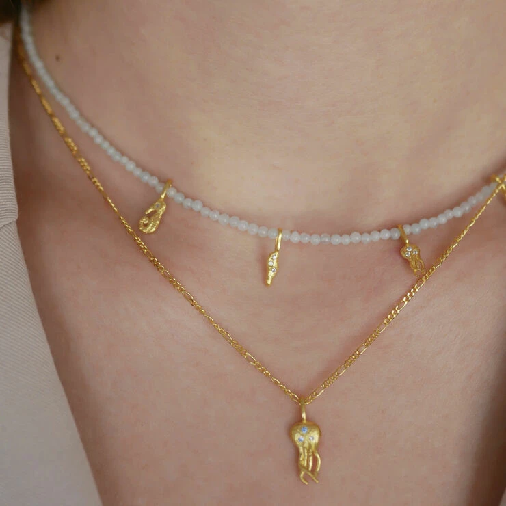 Bedste Pirce ❤️ ENAMEL Copenhagen Necklace, Bahama Aquamarine 😀 - Image 2