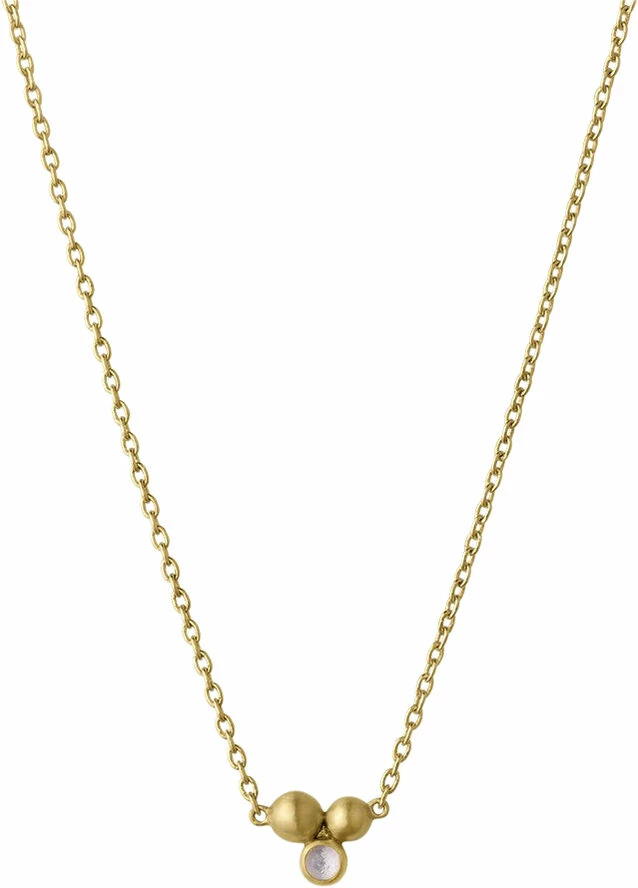 Outlet 🎁 BYBIEHL Pebbles Necklace Pink - GP 🧨