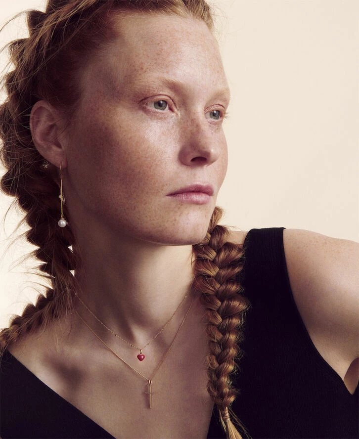 Tilbud 🤩 Jane Kønig Halskæde I 18 Karat Palmedia Kæde - 50 CM Guld 👏 - Image 3