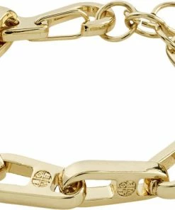 Billig 💯 Pilgrim LOVE Chain Bracelet Gold-plated 💯