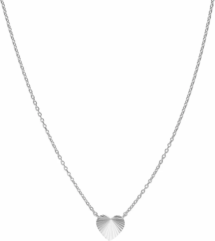 Outlet 😉 Jane Kønig Reflection Heart Necklace, Sterling Silver 223 😍