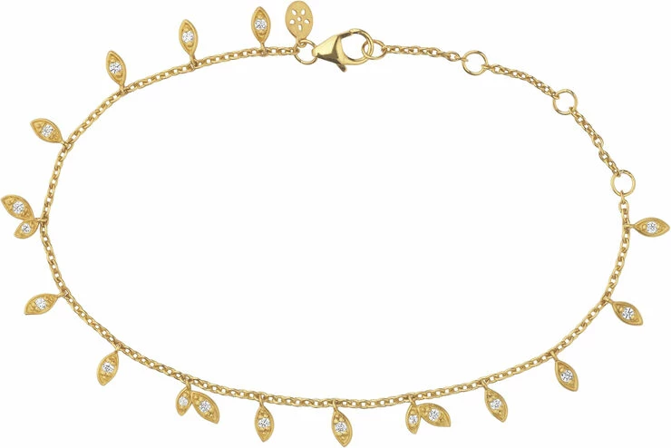 Bedste handel 👏 BYBIEHL Jungle Vine Sparkle Bracelet - GP ❤️