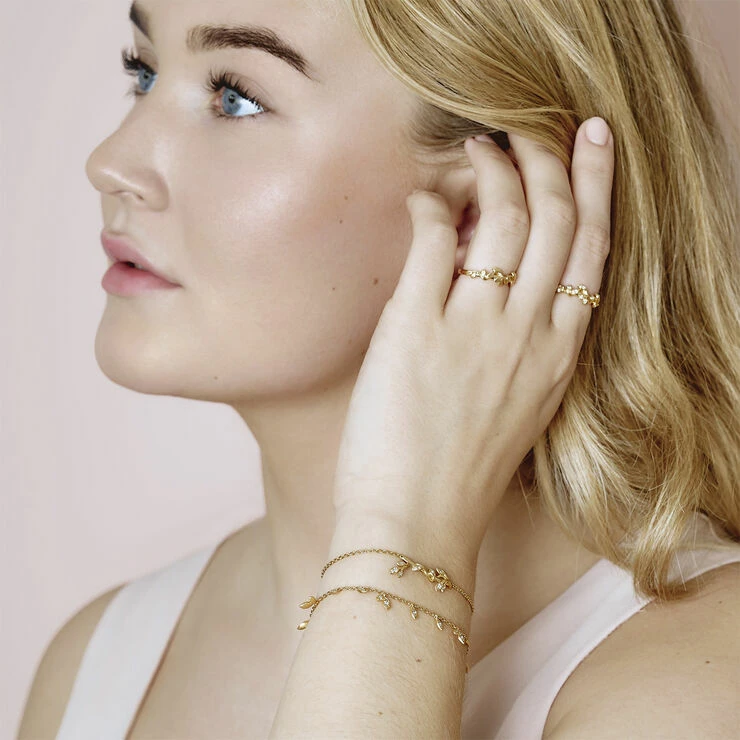 Bedste handel 👏 BYBIEHL Jungle Vine Sparkle Bracelet - GP ❤️ - Image 2