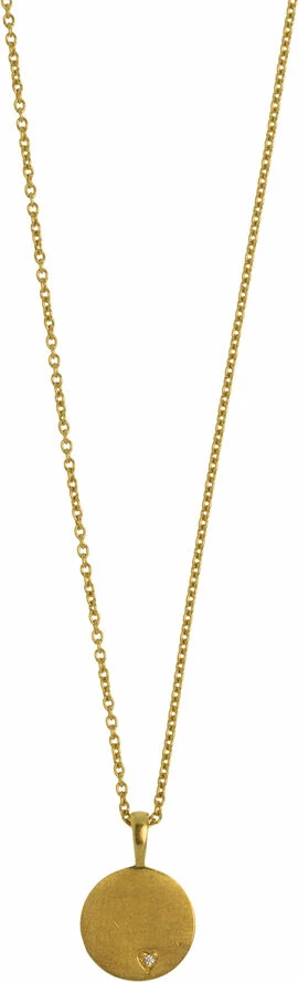 Købe 🎉 Hultquist Classic Alma Halskæde. Længde: 42 Cm Guld 🎁