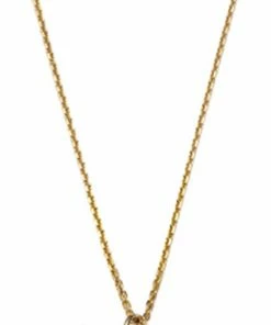 Engros ❤️ With Love Darling Peace Necklace VERMEIL (925 Sterling Silver Gold Plated 2.5 Micron) Vermeil 😀