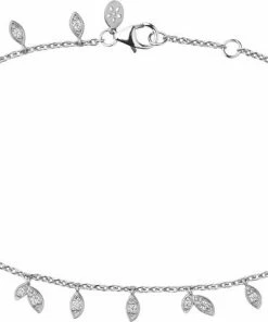 Billigst ⌛ BYBIEHL Jungle Vine Sparkle Bracelet - Silver 🛒
