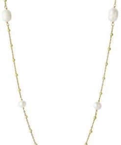Bedste salg 🎉 ENAMEL Copenhagen Necklace, Lola Perlita Lemone/Pearl 🎁
