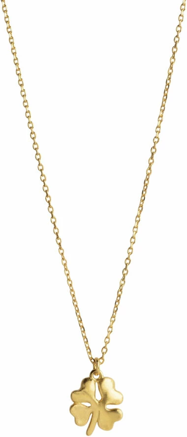 Flash udsalg 🛒 ENAMEL Copenhagen Necklace, Organic Clover 925s/Gp/M 🛒