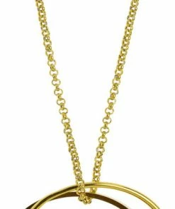 Helt ny 😀 Hultquist Classic Circle Halskæde. Længde: 80 Cm. Guld 🥰