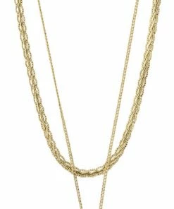 Outlet 👏 Pilgrim Necklace : Nomad : Gold Plated 🤩