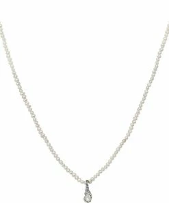 Helt ny 👏 Maanesten Aqua Necklace Sterling Silver (925) Rhodinated 🔥