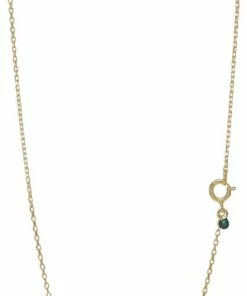 Bedste salg 🛒 ENAMEL Copenhagen Necklace, Enamel Letter, 60 Cm 925S/GP 🎁