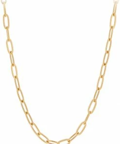 Promo 🎁 Pernille Corydon Jewellery Esther Necklace Lenght 45 Cm Goldplated 🛒