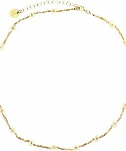 Promo 😀 Sui Ava Daisy Necklace CHAMPAGNE 👏