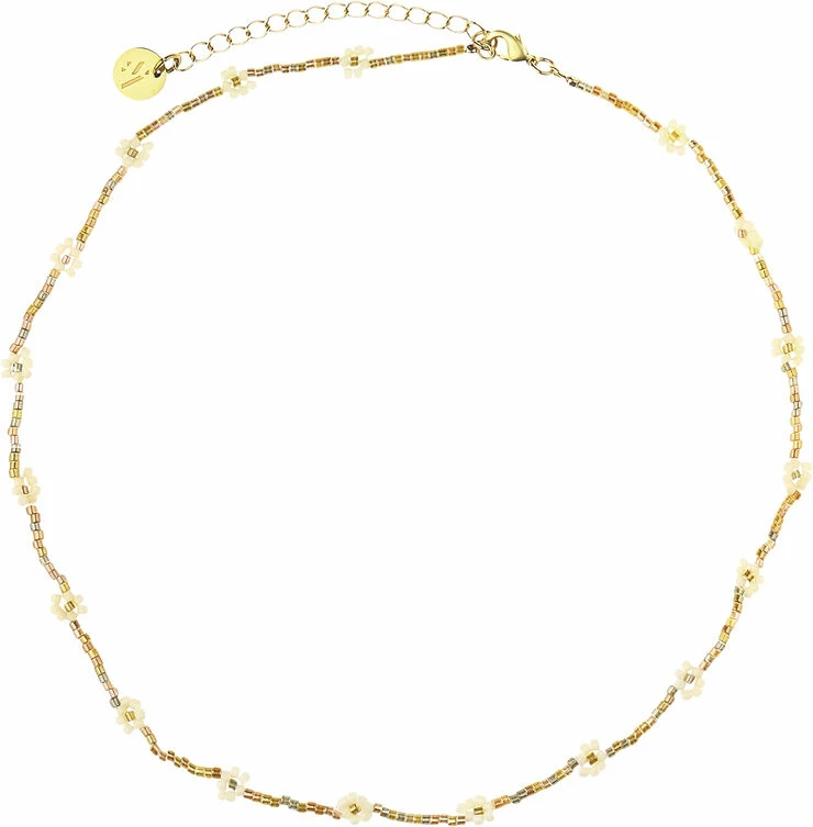 Promo 😀 Sui Ava Daisy Necklace CHAMPAGNE 👏