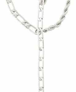 Promo 🔥 Pilgrim HAPPY Multikæde Sølvbelagt 🧨