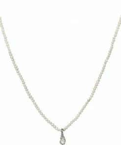 Promo 👏 Maanesten Aqua Necklace Sterling Silver (925) Gold Pla 🎁