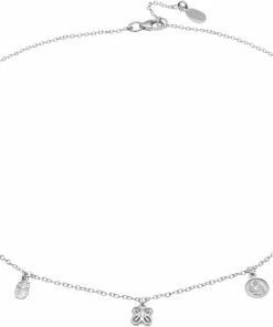 Købe 🤩 With Love Darling People Necklace Sterling Silver Silver 🧨