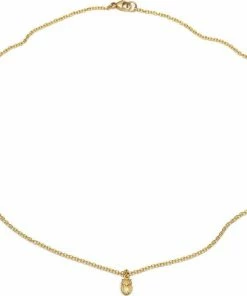 Bedste Pirce 🧨 With Love Darling Children's Global Goal #4: Wisdom Necklace Vermeil 🌟