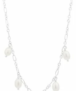 Flash udsalg 🛒 Pernille Corydon Jewellery Ocean Dream Necklace Lenght 40-45 Cm Silver 🧨