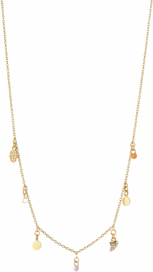 Brandudsalg ✔️ ENAMEL Copenhagen Necklace, Lucky Charms Peach/Light Pink/ 🔥