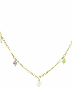 Bedste Pirce 🌟 Hultquist Cosmo Necklace Guld 🔔