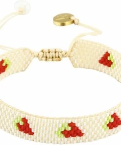 Tilbud ⭐ Sui Ava Fresh Fruit Bracelet Strawberry 👏
