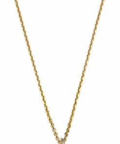 Billigst 🔔 With Love Darling 🔨 Hammer Necklace VERMEIL (925 Sterling Silver Gold Plated 2.5 Micron) Vermeil 💯