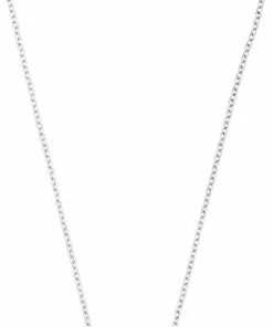 Ny 🧨 DYRBERG/KERN Ette Metal Halskæde Sølv, Klar ⭐