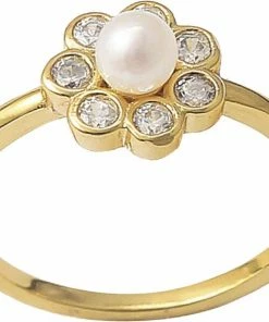 Kupon 🌟 Hultquist Aya Flower Ring Guld 🧨